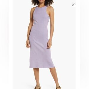 AMO Muscle Tank Midi Dress Purple Casual